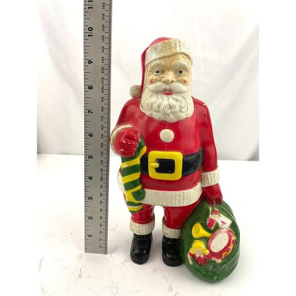 VTG Paramount Hard Plastic Christmas Santa Claus Blow Mold Light Up MOLD ONLY - Picture 3 of 14
